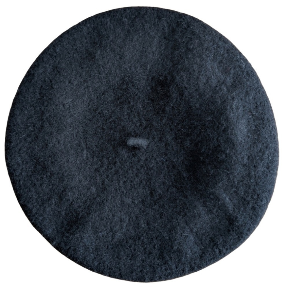 My Basic‎ Black 100% Wool Beret New With Tags